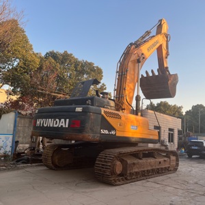 Excavatrice hydraulique Hyundai 520L-9VS d'occasion, équipement minier lourd avec conception économe en énergie, largement utilisée dans la construction routière - Product Image 4