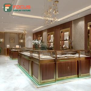Minimalist Custom Jewelry Showcase Manufacturer Wood Frame Jewelry Shop Jewelry Cabinet - Product Image 6