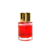 Lot de 100 flacons d'encre vides en verre transparent recyclables de 15 ml avec bouchon à vis aluminisé pour encre – Vente en gros