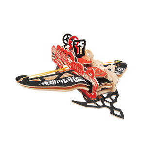 Ensemble de jouets d'<span class=keywords><strong>action</strong></span> d'anime <span class=keywords><strong>en</strong></span> <span class=keywords><strong>bois</strong></span> pour bricolage, kits de modèles d'arc de voleur fantôme, assemblage d'affichage de jeu de cosplay inspiré de collection requis - Product Image 3