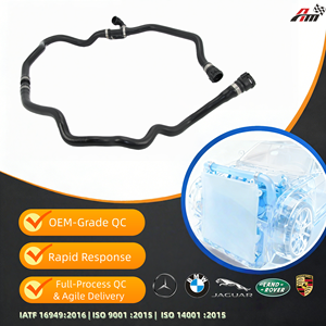 OE 품질 고급 EPDM SAEJ20R3 워터 파이프, E60 525i 530i 545i 550i 호환, 17127519258 냉각수 호스 대체품 - Product Image 1