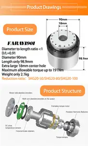 Faradyi Powerful Electric Conversion Kit 48v 72v Large Drone Motors Voice Coil Actuator Harmonic Motor