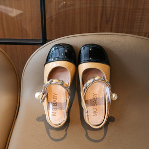 <span class=keywords><strong>Sandali</strong></span> Estivi Baotou con Perle per Bambine 2025 Nuovo Stile Suola Morbida in <span class=keywords><strong>Gomma</strong></span> Chiusura con Velcro Scarpe da Principessa per Bambine Piccole/Medie - Product Image 3