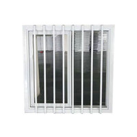 Fenêtre coulissante en PVC avec design sécurisé