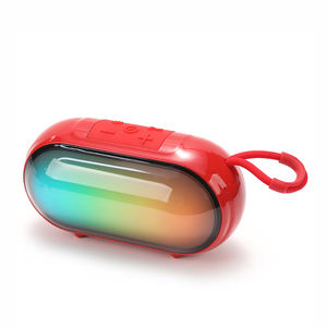 Mini altavoz BT inalámbrico portátil con luz de colores, <span class=keywords><strong>Radio</strong></span> FM/USB/TF, redondo, hermoso, activo, RGB, luz, bajo, altavoces de bajo, con luz - Product Image 3