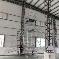 Échafaudage mobile électrique télescopique de 500 kg, 2 à 6 mètres, plateforme élévatrice pour la construction