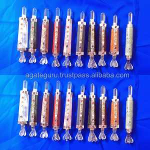Mix Sept Chakra Cristal Agate Mini Ange Baguette Vente en Gros Bâton de Guérison - Product Image 1
