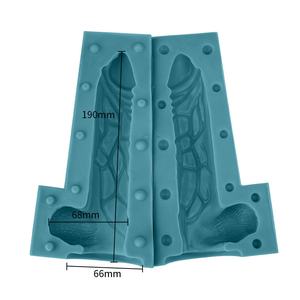 Quirky Love Qu Male Female Organs JJ <strong>Penis</strong> Fondant Cake <strong>Chocolate</strong> Mold Disposable Easy 3D PC Silicone Plate Baking Icing Box - Product Image 6