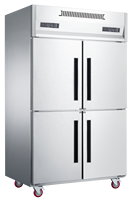Congélateur commercial debout 2 portes 3 portes pour cuisine Réfrigérateur commercial Réfrigérateur Réfrigérateur