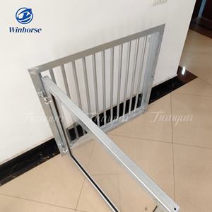 Fenêtre d'écurie pour chevaux à ventilation améliorée avec structure en acier HDG renforcé et verre trempé pour une circulation d'air efficace dans l'écurie - Product Image 6