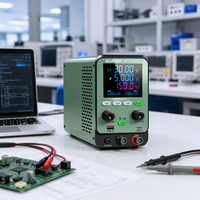 Alimentation électrique CC KUAIQU SPPS-Q305 150W avec OVP, OCP, OPP, USB-A et USB-C 18W à charge rapide pour laboratoire, R&D, réparation électronique, test solaire