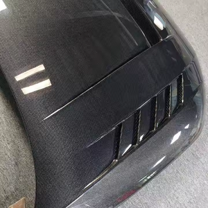 <span class=keywords><strong>Cubierta</strong></span> de Motor Tubular Negra de Fibra de Carbono para Audi A4 B9 S4 RS4 B9.5, Nueva Condición con Pernos YX - Product Image 4