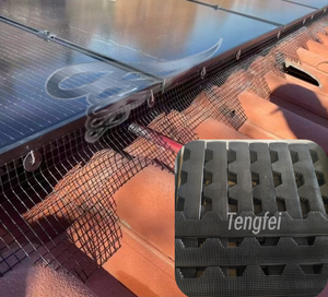 Pre-cắt năng lượng mặt trời bảng điều khiển lưới Tây Ban Nha ngói mái 5ft <span class=keywords><strong>x</strong></span> <span class=keywords><strong>8</strong></span> inch thép mạ kẽm chim bảo vệ sẵn sàng để cài đặt chống mổ PVC tráng - Product Image 1