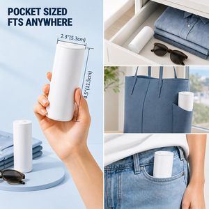 Mini rouleau anti-poils - Éliminateur de poils d'animaux à forte adhérence avec feuilles détachables, nettoyage rapide et facile pour les vêtements, utilisation nomade - Product Image 5