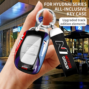 Étui de <span class=keywords><strong>clé</strong></span> de <span class=keywords><strong>voiture</strong></span> pliable de luxe en ABS CK-112105 pour Tucson Sonata Elantra I20 35 Nigo Palisade Cosmo Sedona Festa par FML - Product Image 3