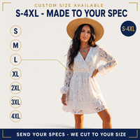 Robe mini trapèze sur mesure pour femme en dentelle florale, taille haute, avec bordure en dentelle assortie, coloration personnalisée, vente en gros OEM ODM
