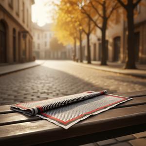 Bufanda Larga con Diseño de Cuadros Thousand Bird Grid Brocade, 90x180cm, Accesorio para Mujer para Todas las Temporadas - Product Image 2