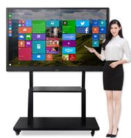 Panel de TV Interactivo Táctil Todo en Uno de 86 Pulgadas y 4K, Quiosco de Enseñanza con Puertos USB/DVI/Serie, Nuevo
