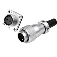 Connecteur aéronautique Weipu WS16 : Prise et fiche industrielles 2-10 broches, raccordement circulaire haute intensité 5A-50A pour applications robustes