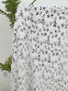 Somptueuse Plume Sequin Tissu Broderie Tissu Automne et Hiver Robe Chaude Robe De Mariée Fête Robe De Soirée Robe De Princesse - Product Image 3