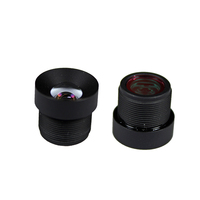 Objectif M12 à grande ouverture F2.4 5MP avec distorsion TV de moins de 0,52 %, monture S, objectif à mise au point fixe pour machine industrielle 1/2.7 pouces