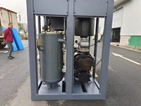Compresseur d'air à vis à deux étages à vitesse variable PM Airking, certification CE, 300 CV, 220 kW, pour l'industrie textile et du ciment