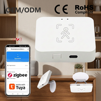 Détecteur de présence humaine à micro-ondes de haute qualité 5,8 GHz, capteur radar intelligent Tuya Zigbee, détection de mouvement humain, prise en charge de la réglage de la distance