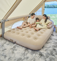 Matelas pneumatique double MingChan avec pompe intégrée, matelas pneumatique de camping