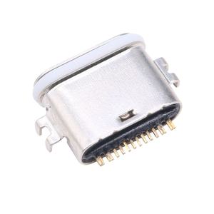 Conector Hembra USB Tipo-C de 16 Pines de Acero Inoxidable Resistente al Agua, Certificado ISO 9001, Puerto de Carga Rápida Molex, Adaptador de Conversión - Product Image 1