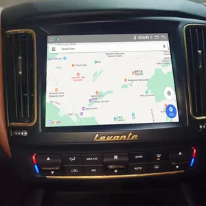 4G 수직 화면 안드로이드 자동차 멀티미디어 플레이어 네비게이터 유닛 스테레오 라디오 헤드 유닛 마세라티 레반테에 대한 GPS Carplay