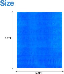 Toile de <span class=keywords><strong>sol</strong></span> rectangulaire imperméable et anti-poussière de 9,7 x 6,7 pieds <span class=keywords><strong>pour</strong></span> piscines hors <span class=keywords><strong>sol</strong></span> - Product Image 4