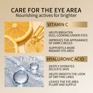 Greenlem Venta al por Mayor OEM - Crema Hidratante Antiarrugas con Ácido Hialurónico y Vitamina C para el Cuidado de los Ojos, para Todo Tipo de Piel, 50 ml - Product Image 4