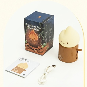 Bonita lámpara de velas sin llama, lámparas LED regulables para guardería, lámpara de noche con temporizador recargable USB para niños adultos, dormitorio, exterior, regalo - Product Image 6