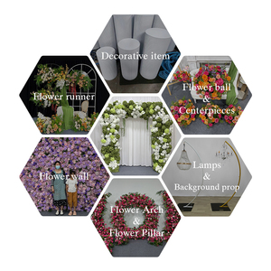 Promise <b>Artificial</b> Floral Arch White <b>Hydrangea</b> Greenery Handmade Wedding Decor Natural Style Reusable - Product Image 5
