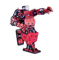 Educación AI Vision plástico personalizado Regalo de Navidad para niños Blanco Negro Robot bípedo humanoide