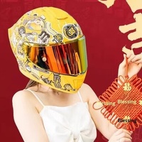 Casque intégral de moto, coque ABS, double visière, grande aile arrière, design Marvel Deadpool, certifié DOT 3C, pour les voyages et les trajets quotidiens, gris