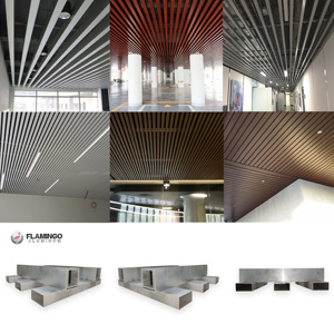 Gỗ Hạt nhôm hồ sơ thiết kế mới econstruction nhôm hồ sơ tường Bảng điều khiển hồ sơ Cấu trúc nhôm - Product Image 2