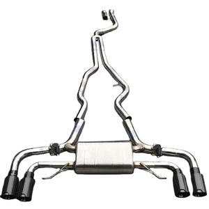 Fudkli 3.5 pouces Valve Sport échappement pour M340i G20 G22 BMW M440/M440i 304 acier inoxydable Valvetronic échappement avec 4 embouts - Product Image 1