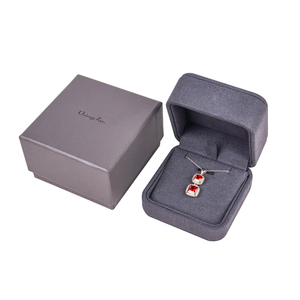 Wholesale Ring <b>Earrings</b> Bracelet Necklace Packaging Retro Printed Small Jewelry <b>Boxes</b> With Logo - Product Image 6