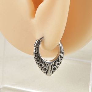 Punk Retro Body Stainless Steel Dragon Snake Wolf Skull Nose Ear Cartilage <strong>Tragus</strong> Helix Piercing Diamond Surgical Steel <strong>Hoop</strong> - Product Image 5