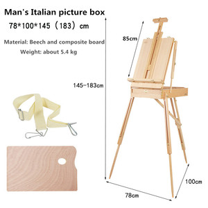 Professionnel Réglable Conception Croquis Photo Boîte Art Antique Hêtre Table Peinture <span class=keywords><strong>Chevalet</strong></span> Pour Artiste Peinture Affichage - Product Image 4