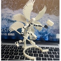 Figur Aksi Robot Cetak 3D Grosir, Model Kartun, Mainan Patung Plastik, Pereda Stres, Koleksi, Souvenir Pesta
