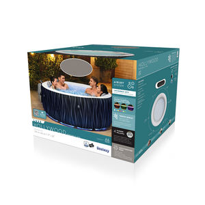 2024 <span class=keywords><strong>Bestway</strong></span> 60059 <span class=keywords><strong>Spa</strong></span> Hollywood Luxe AirJet Bañera de masaje inflable Whirlpool con luces LED Bañera de hidromasaje - Product Image 6