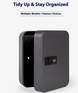 Armoire murale moderne en métal pour rangement de clés avec serrure à code à 6 chiffres pour agences immobilières et gestion de flotte de véhicules - Product Image 6