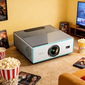 โปรเจคเตอร์อัจฉริยะ Anxin ระบบแอนดรอยด์ พร้อมพอร์ต Rj45 ความละเอียด 1080P รองรับ 4K สำหรับโฮมเธียเตอร์ หน่วยความจำ 2GB 32GB  WiFi แบบดูอัลแบนด์ โปรเจคเตอร์สำหรับเล่นเกม - Product Image 1