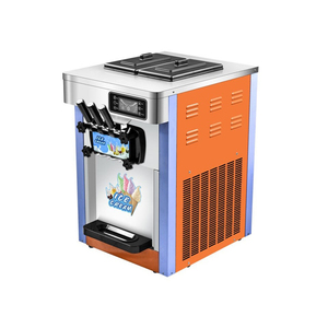 Máquina de Helado Suave de Sobremesa con Ahorro de Energía y Certificación CE, 2+1 Sabores, 25L/h, Comercial, para Tiendas de Postres - Product Image 1