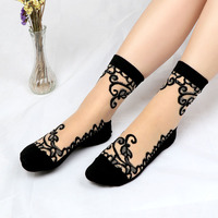 Chaussettes Résille Sexy Transparentes Extensibles en Dentelle pour Femme – Vente en Gros