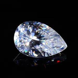  Lê cắt chất lượng cao bán buôn moissanite Đá Kim Cương lỏng lẻo vvs D màu moissanite GRA