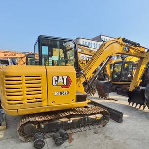 Mini-excavatrice d'occasion 3T 5T avec moteur pour travaux de construction, Caterpillar 305.5E2, équipement de construction en vente - Product Image 1