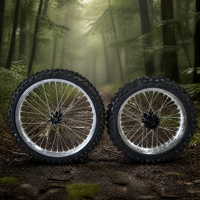 Ensemble de roues avant et arrière Sur-Ron Light Bee X LBX 19/16 pouces, roues en alliage pour conduite tout-terrain, ajustement direct, meilleure maniabilité, robustes